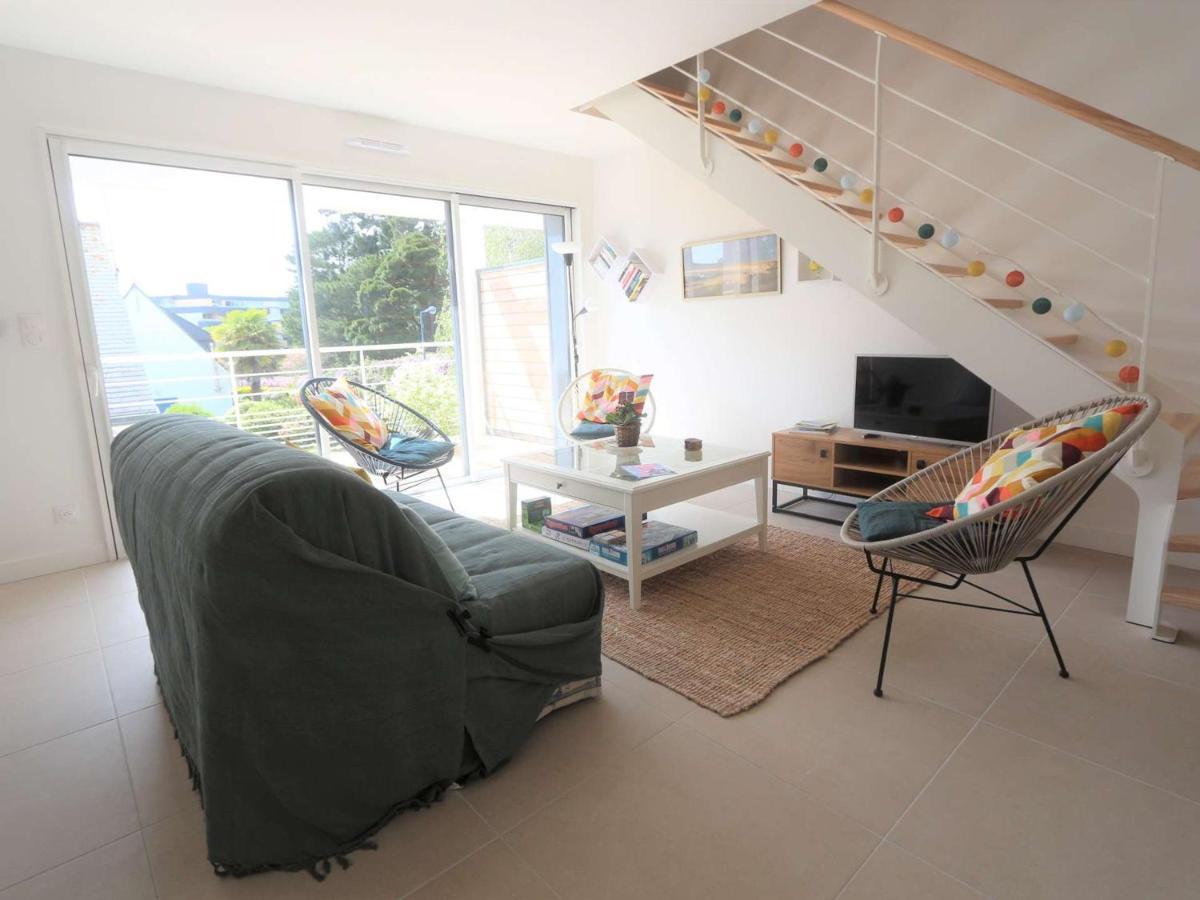 Duplex Lumineux A Benodet: Plage Et Thalasso A Pied, Terrasse, Parking Et Abri Velo Inclus - Fr-1-481-117 Eksteriør billede