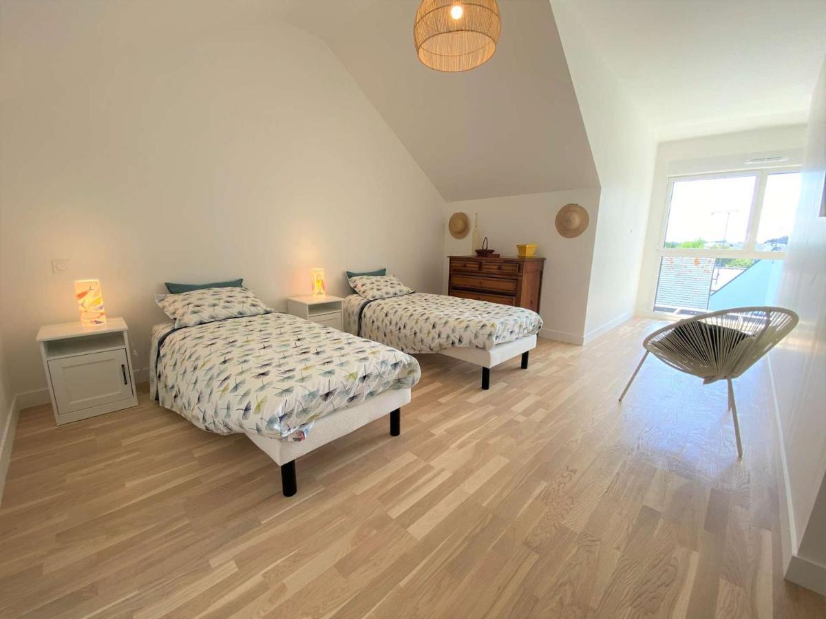 Duplex Lumineux A Benodet: Plage Et Thalasso A Pied, Terrasse, Parking Et Abri Velo Inclus - Fr-1-481-117 Eksteriør billede
