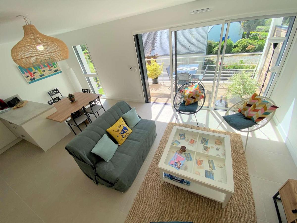 Duplex Lumineux A Benodet: Plage Et Thalasso A Pied, Terrasse, Parking Et Abri Velo Inclus - Fr-1-481-117 Eksteriør billede