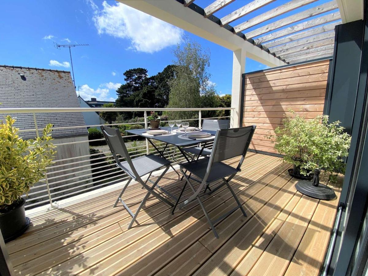 Duplex Lumineux A Benodet: Plage Et Thalasso A Pied, Terrasse, Parking Et Abri Velo Inclus - Fr-1-481-117 Eksteriør billede