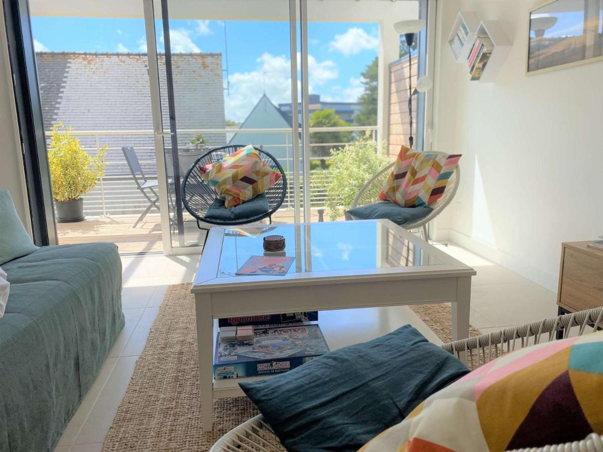 Duplex Lumineux A Benodet: Plage Et Thalasso A Pied, Terrasse, Parking Et Abri Velo Inclus - Fr-1-481-117 Eksteriør billede